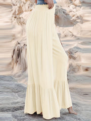Women's Plus Size High Rise Wide Leg Loose Pants
