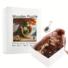 Enchanting Tree Spiritual Embrace Wood Puzzle