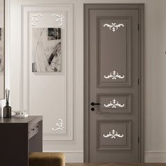 French Style PU Wall Decorative Flower Plaster Modeling