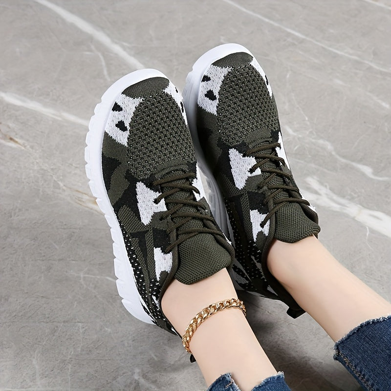 Camouflage Running Shoes Non-slip Lightweight Breathable Outdoor Sport