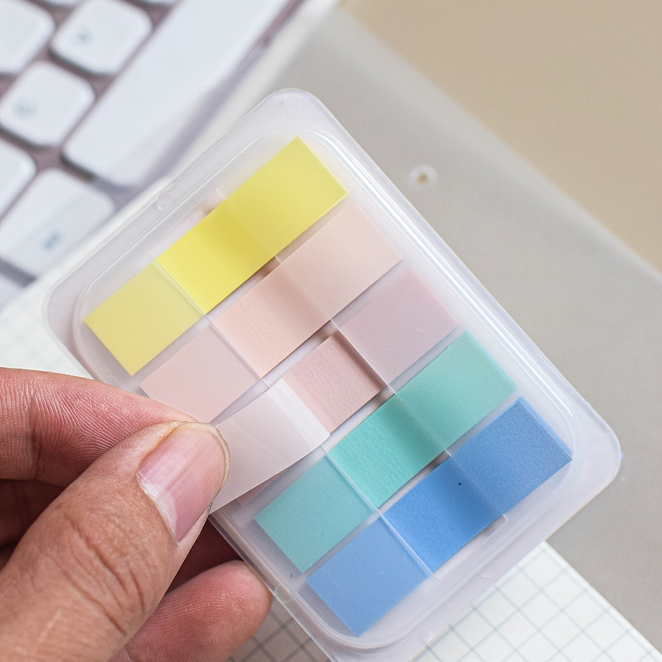 100 Sheets PET Sticky Notes Index Stickers Boxed