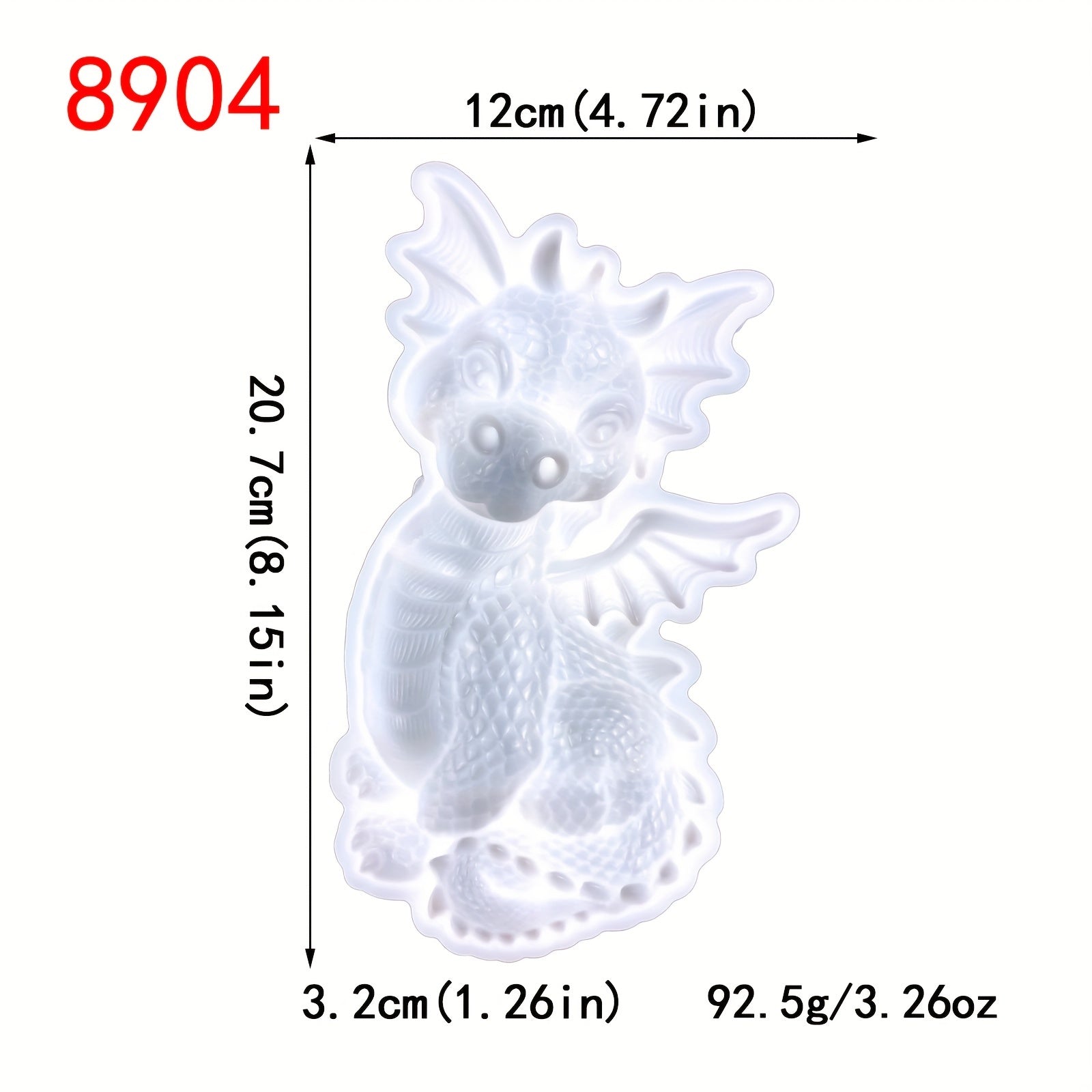 3D Dinosaur Silicone Mold for DIY Wall Hanging Decoration