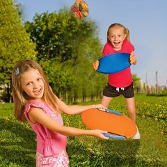 Outdoor Parent Child Bouncing Hoop & Throwing Ball Toy Set