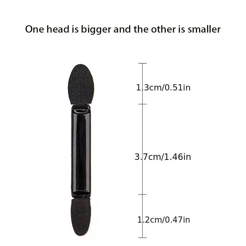 20pcs Double Head Eye Shadow Sticks Double Sided Sponge Eyeshadow Brush
