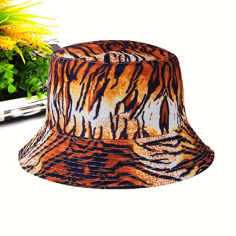 Double-sided Printed Sun Protection Bucket Hat for Men and Women