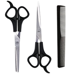 3pcs Hair Scissors Kit 17 02cm - Hair Thinning, Cutting, Styling - Men, Women