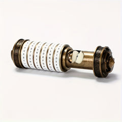 Metal Puzzle Toy with Combination Lock Vintage Style Code Wheel
