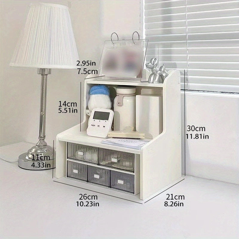 Desktop Shelf Storage Rack Student Dorm Office Desk Organizer