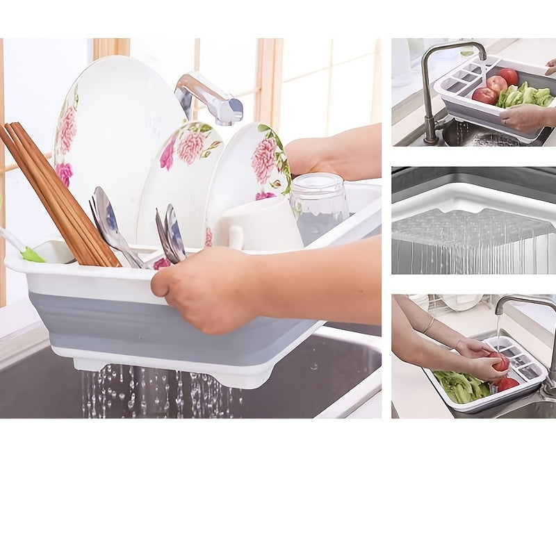 Large Foldable Dish Drying Rack for Kitchen Counter