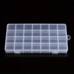 Transparent Storage Box Plastic Case Jewelry Organizer Pill Box