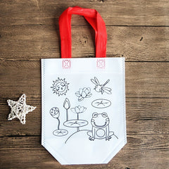 Non woven Graffiti Bag DIY Handbag Children's Hand painted Coloring Painting
