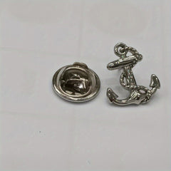3pcs Boat Anchor Brooch Suit Shirt Woolen Coat Diy Creative Brooch