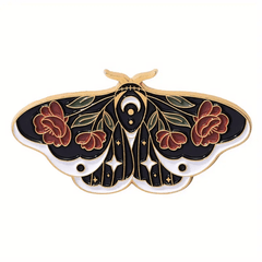 Butterfly Moon Enamel Pin Set - Anime Lapel Pin