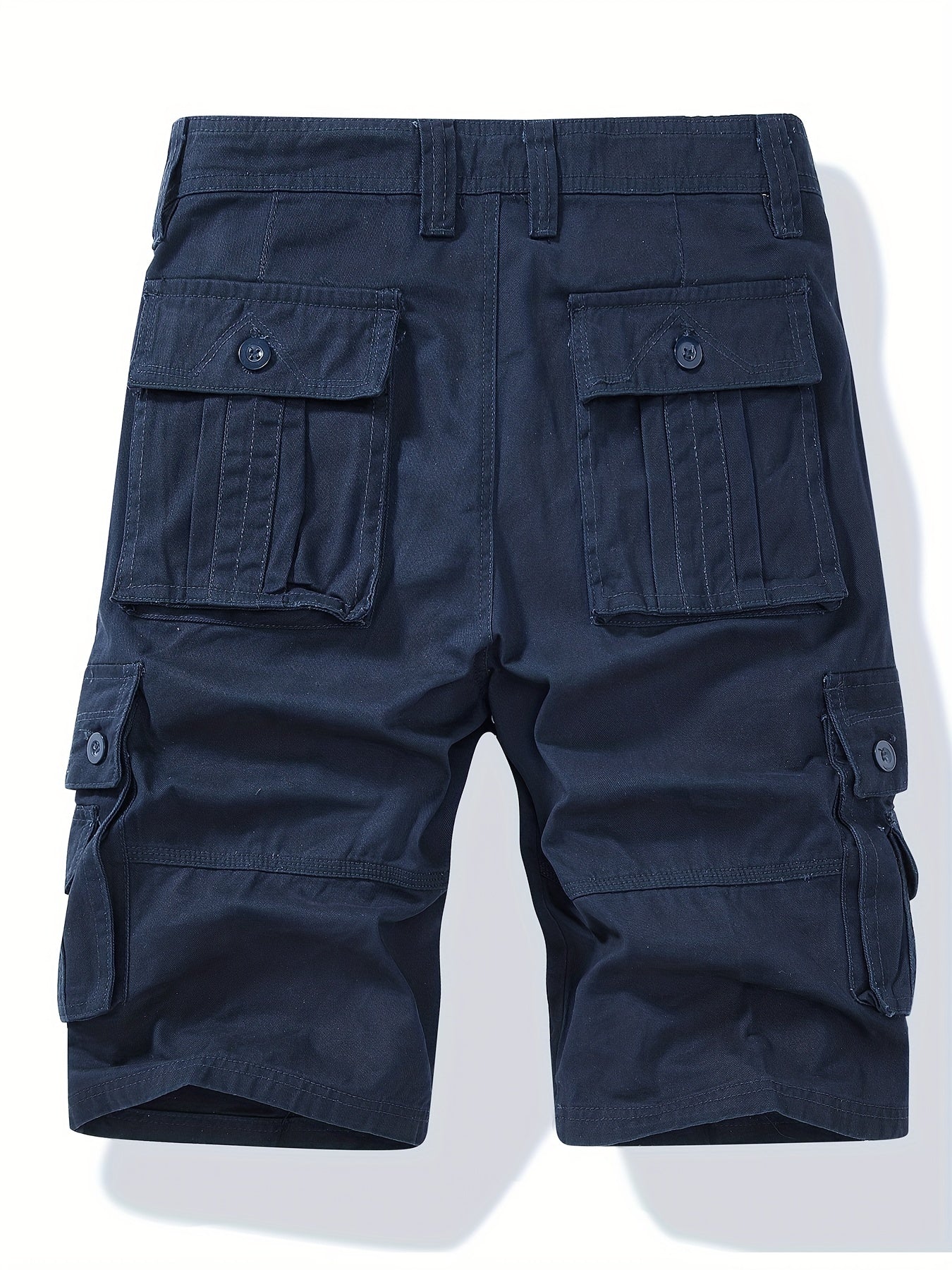 Men's Cotton Cargo Shorts Casual Beach Pants Breathable Multipockets