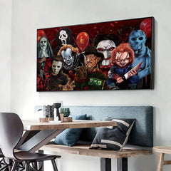 Halloween Horror Diamond Art Painting Kit for Adults