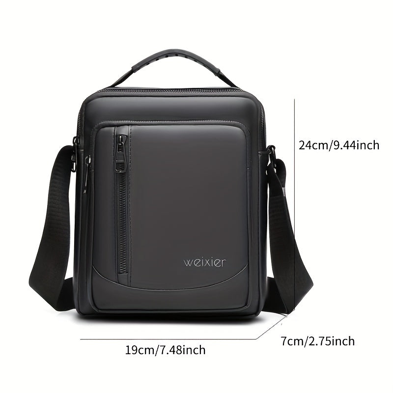 Men's Large Capacity Casual Shoulder Bag for Work Travel