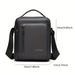 Men's Large Capacity Casual Shoulder Bag for Work Travel