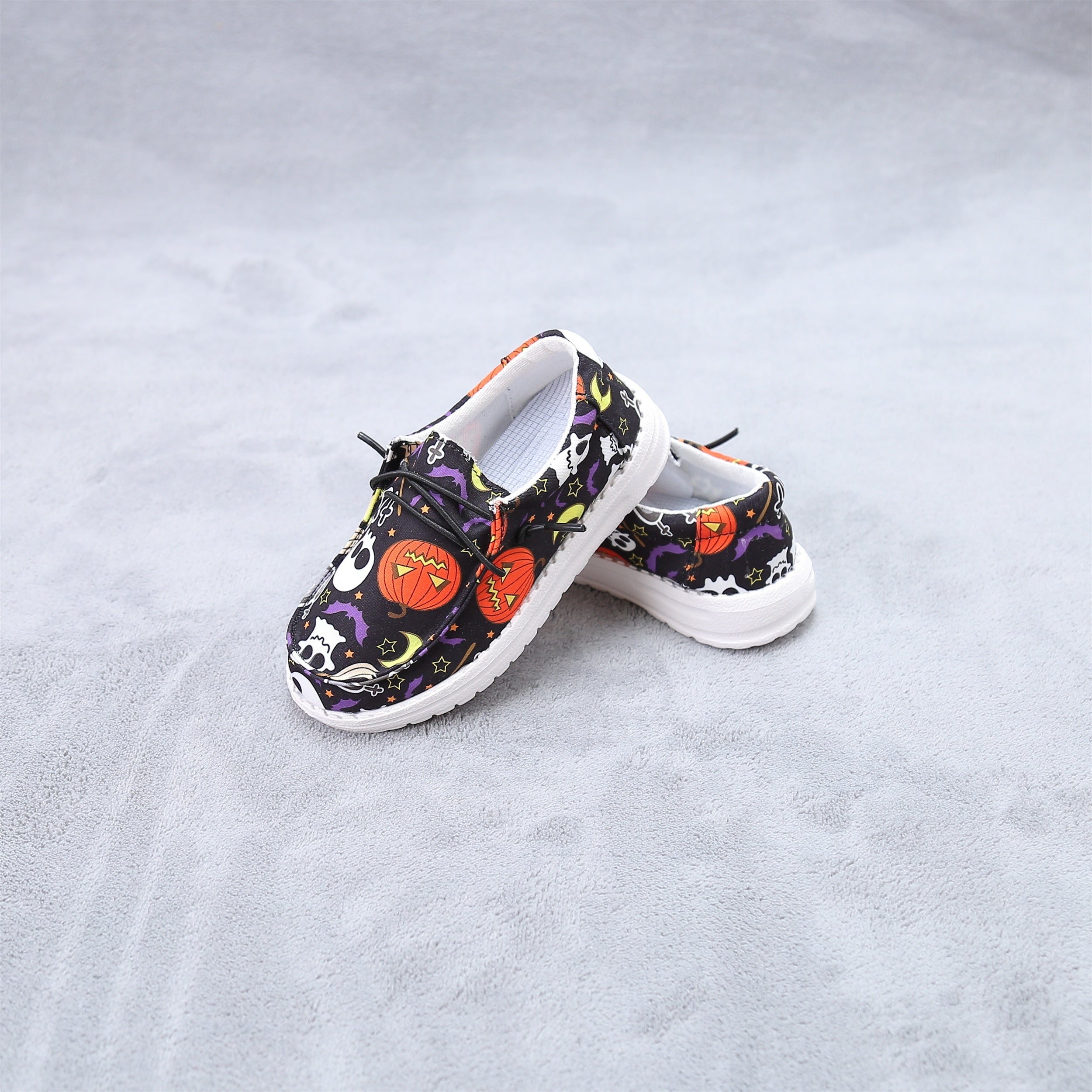 Kids Halloween Cartoon Loafer Shoes Lightweight Comfortable Slip-On