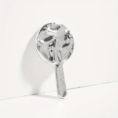 Creative Wave Pattern Handheld Makeup Cosmetic Mirror