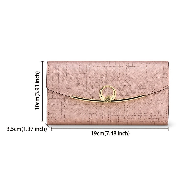 Women's Trifold Wallet RFID Blocking Clutch Handbag