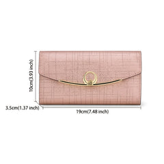 Women's Trifold Wallet RFID Blocking Clutch Handbag