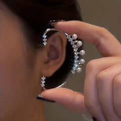 Women's Pearl Rhinestone Ear Accessories - Holiday Gift