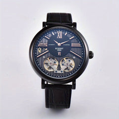 KUERST Two Needle Double Flywheel Automatic Mechanical Watch