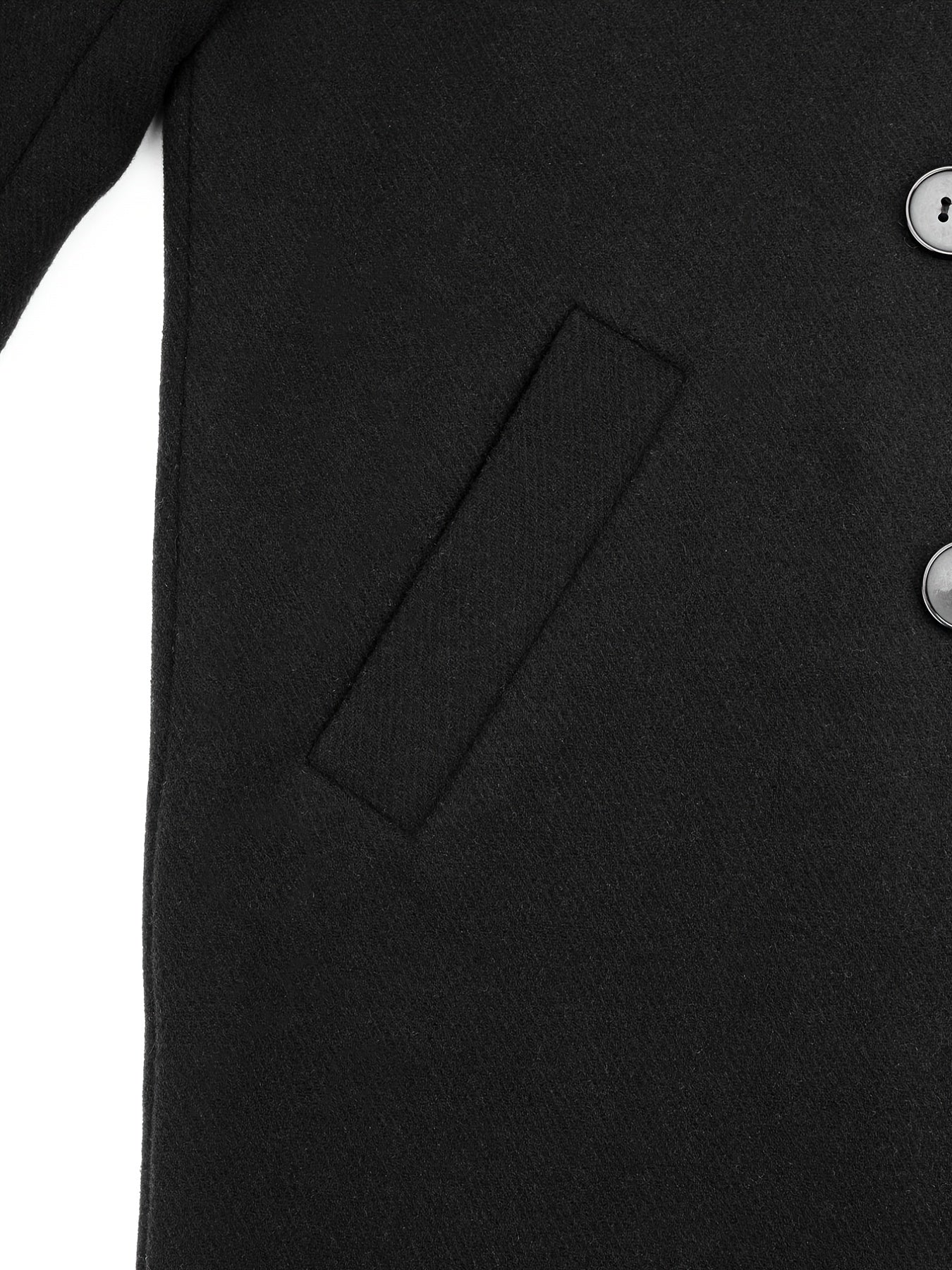 Solid Long Sleeve Blazer Open Front Lapel Blazer - Women's Clothing