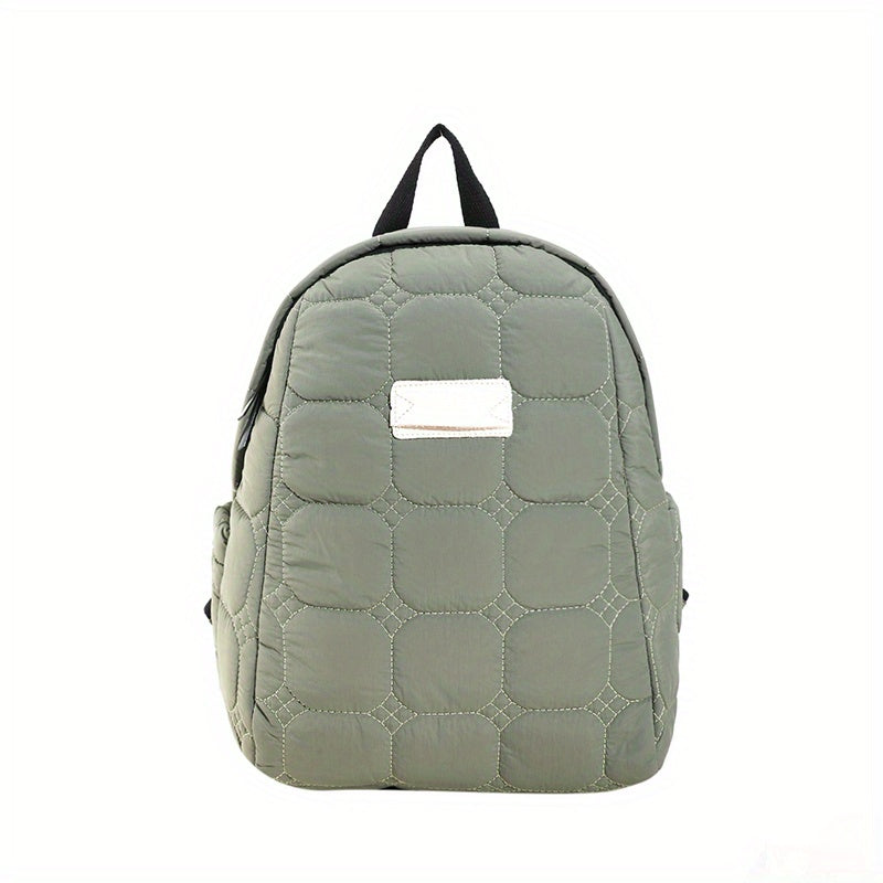 Puffer Quilted Backpack Lightweight Travel Daypack