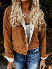 Women's Casual Short Jacket Solid Outerwear
