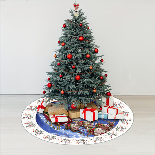 1pc Christmas Tree Skirts 121 92 Cm Christmas Tree Skirt Christmas Decorations