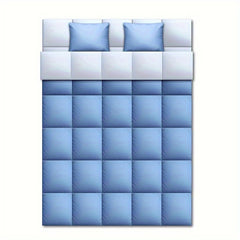Durable Sleeping Bag for Two with Detachable Pillow