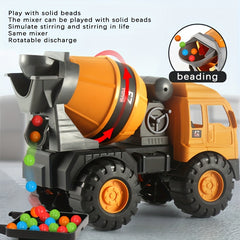 Large Mixing Truck Toy Excavator Bulldozer Crane Excavator
