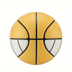 Yellow Smile No 7 Basketball For Indoor And Outdoor Competition