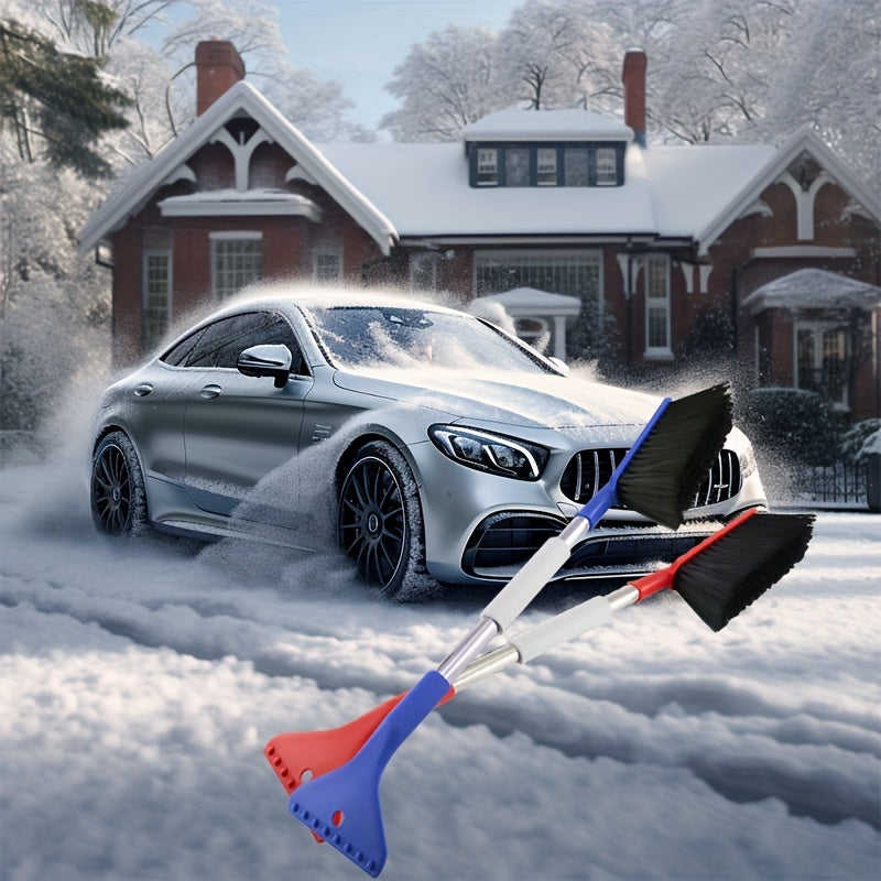 Snow Shovel and Brush Set for Defrosting and Snow Removal