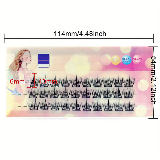 Natural Soft False Eyelashes Spiked Curling Extensions C Curling