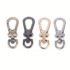 Flower Lobster Metal Clasps Swivel Trigger Clips Snap Hooks Bag Key Rings