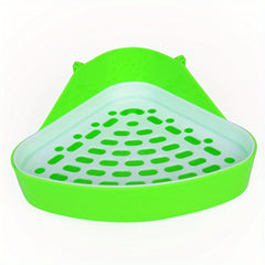 Small Animal Potty Trainer Corner for Ferrets, Hamsters, Dwarf Rabbits