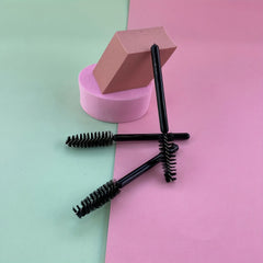 100pcs Short Handle Mascara Brushes Wands for Eyelash Extensions and Mascara Use