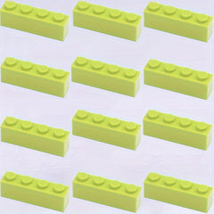 12 PCS 1X4 Thick High Wall Bricks Building Blocks Set