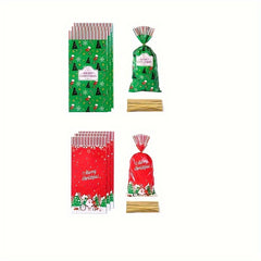 Christmas Candy Gift Packaging Bag with Snowflake Noel Present, Small Business