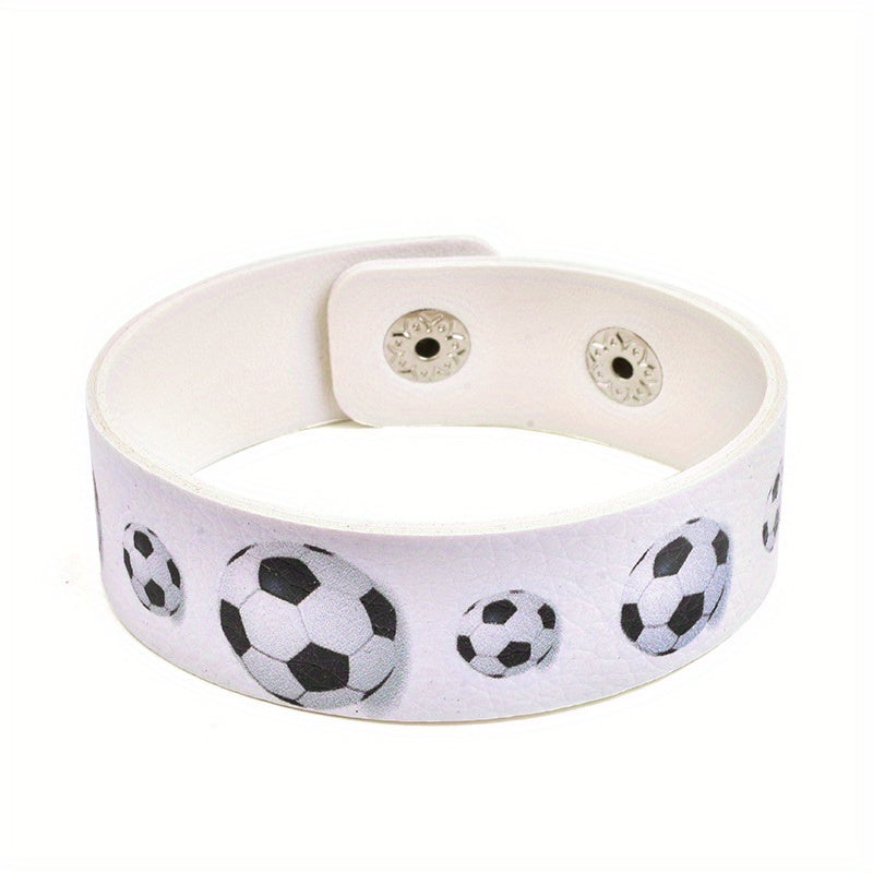 Sports Pattern Wristbands - Softball Football Basketball - 1 Pc