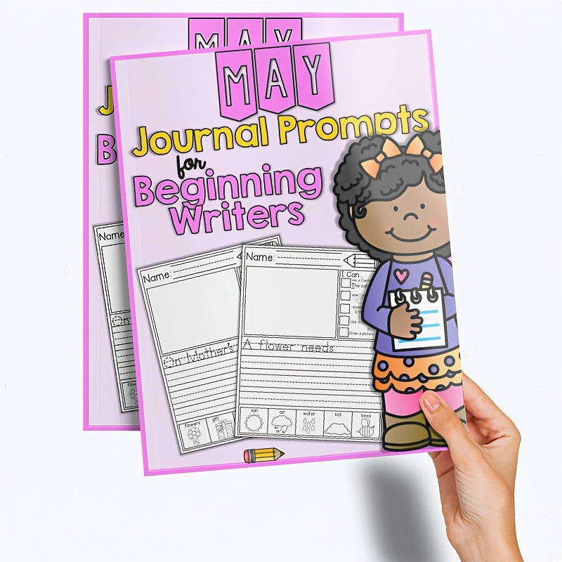 Engaging Kindergarten Journal - 44 Pages of Prompts for Writing & Drawing