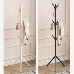 Easy Assemble Freestanding Coat Rack Iron Bedroom Hallway Creative Vertical
