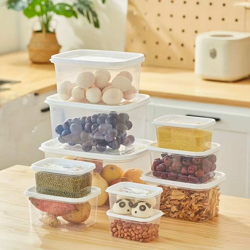 3pcs Kitchen Plastic Sealed Fresh keeping Box Set for Cereal Rice Pasta