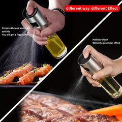 Glass Sprayer with Brush and Funnel Set for Air Fryer