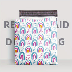20pcs Double Sided Word Printing Express Bag 12 Silk Thickened Packaging Bag