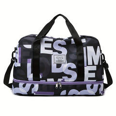 Large Capacity Travel Duffel Bag with Wet/Dry Separation