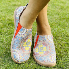 Women's Ethnic Style Printing Slip On Flat Shoes