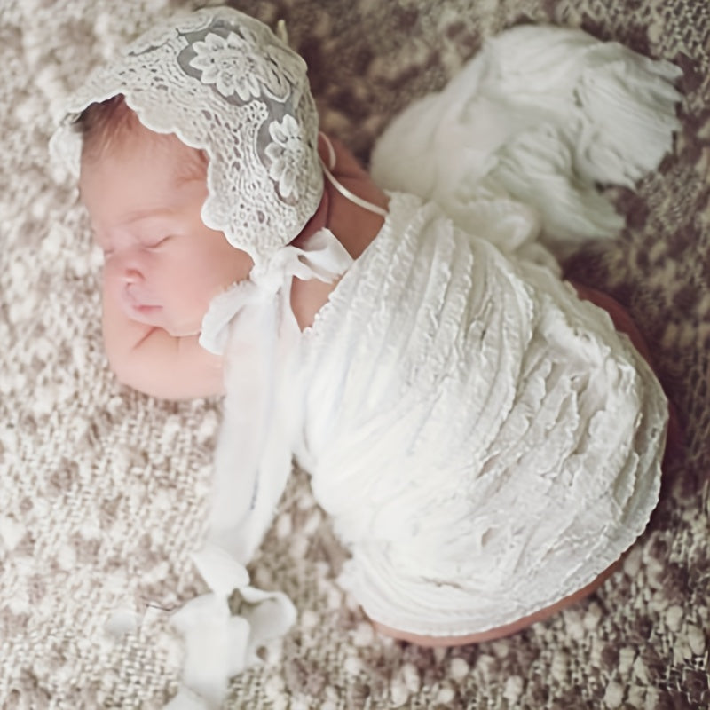 Lace Flower Princess Cap for Baby Photography & Outfits